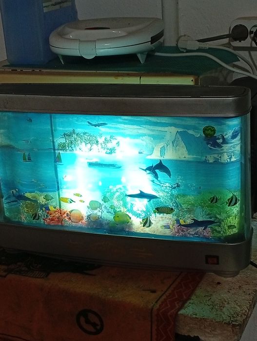 Aquário Decorativo Lâmpada em movimento