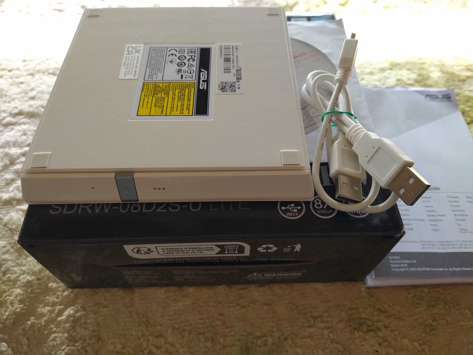 Leitor Gravador DVD externo ASUS novo com garantia