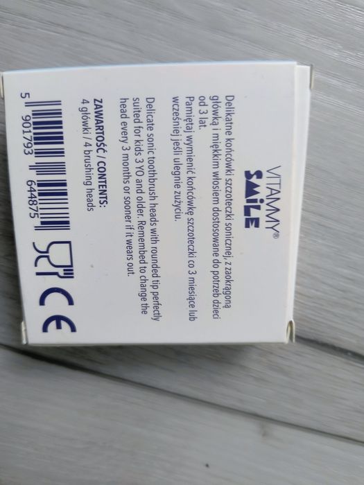 Końcówki do szczoteczek Vitammy Smile 4 szt. + 1 szt. gratis