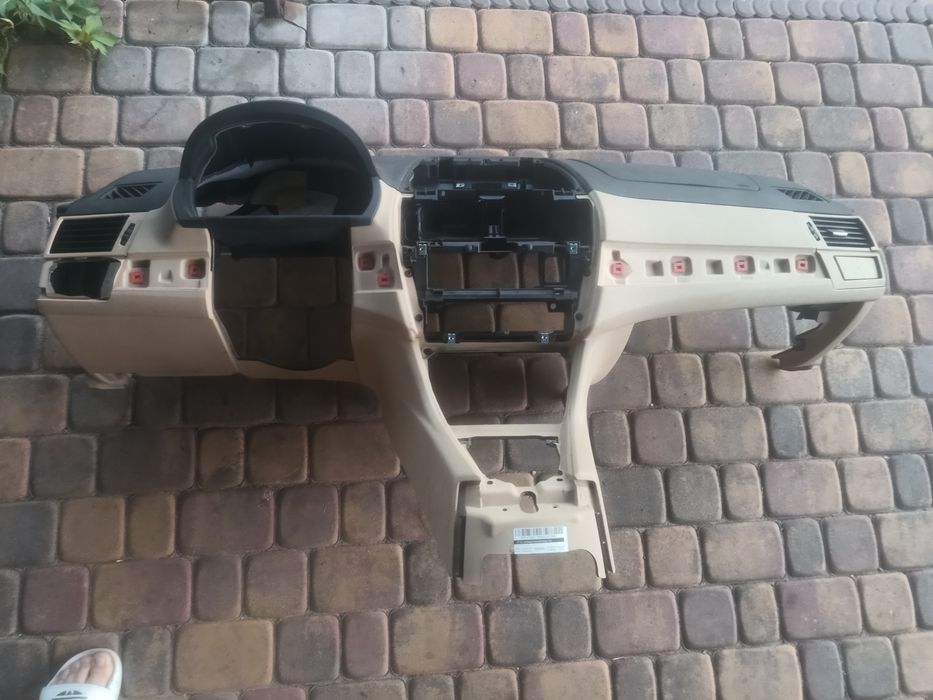 BMW X3 E83 lift lci deska konsola kokpit beżowa