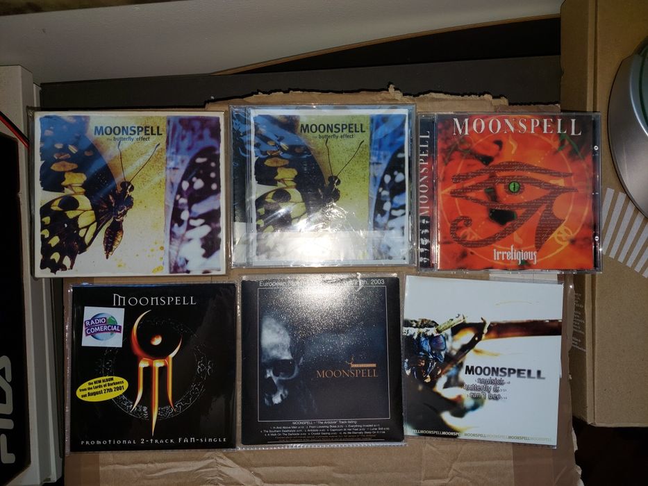 Moonspell colecção cds black metal gothic