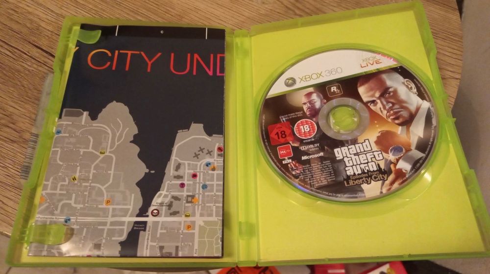 Gra GTA Episodes From Liberty City Xbox360 mapa/plakat