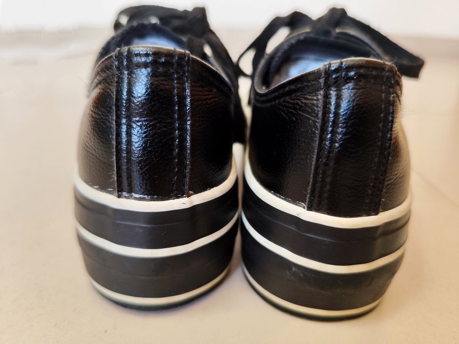 Sapatilhas pretas para Mulher sola plataforma - Seaside (Tam. 36)