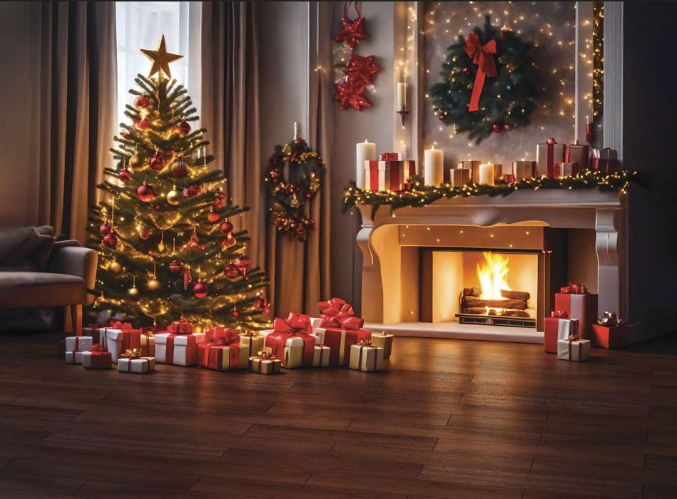 Банер для Фото Зони на Новий рік. Фон, Наліпки, Банера на свята,