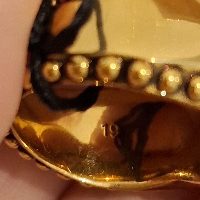 Versace sygnet roz.19