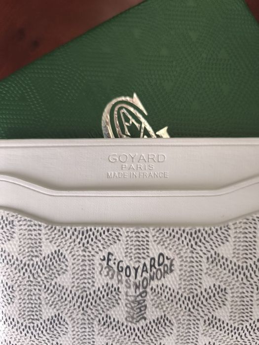 Goyard White Cardholder