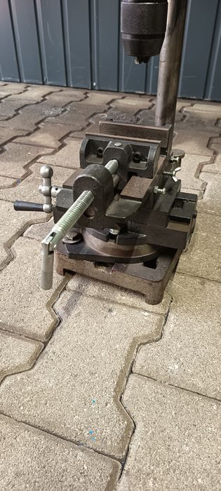 Wiertarka stołowa celma stojak imadło krzyżowe