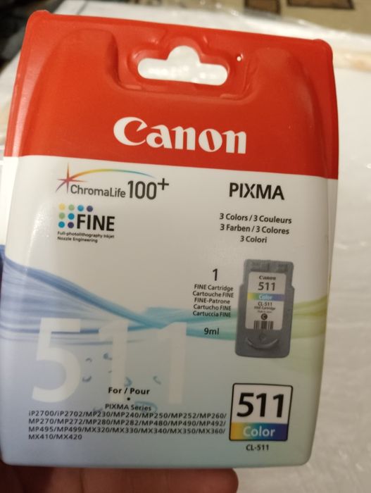 Картридж Canon CL-511. Pixma. Картридж для принтера Canon