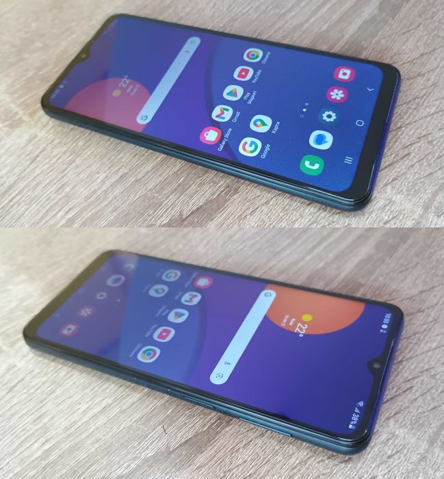 Телефон Samsung Galaxy A12 (SM-A127F/DSN) 4+4Gb/64Gb Blue (NFC, Touch ID)