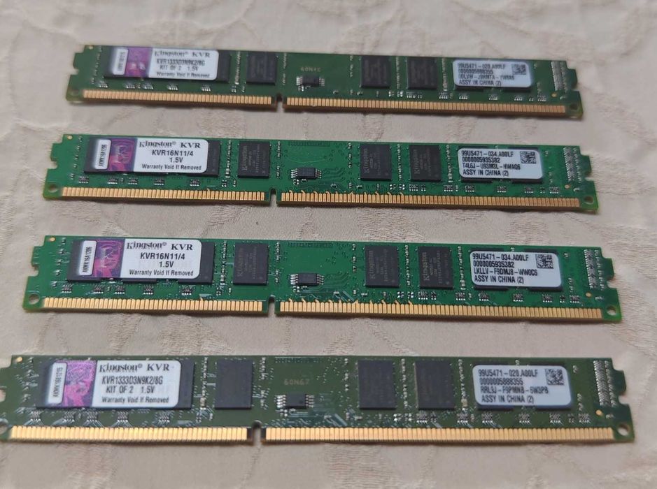 Pamięć Ram KIngston 4 x 4GB (DDR3)