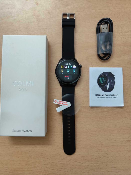 Smartwatch Colmi SKY 8 Preto - Relógio inteligente