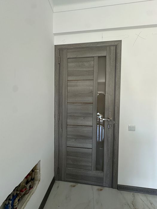 Portas interior cinzentas completas