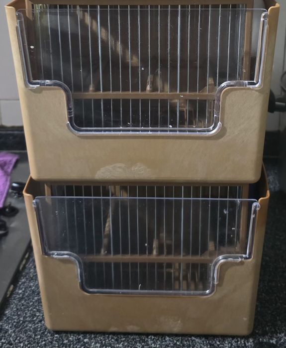 Gaiolas PVC como novas