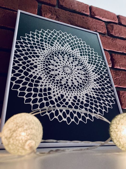 Obraz Boho Koronka Handmade