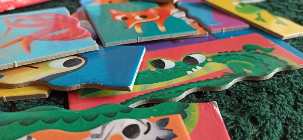 Puzzle zwierzaki clementoni, ukladanka