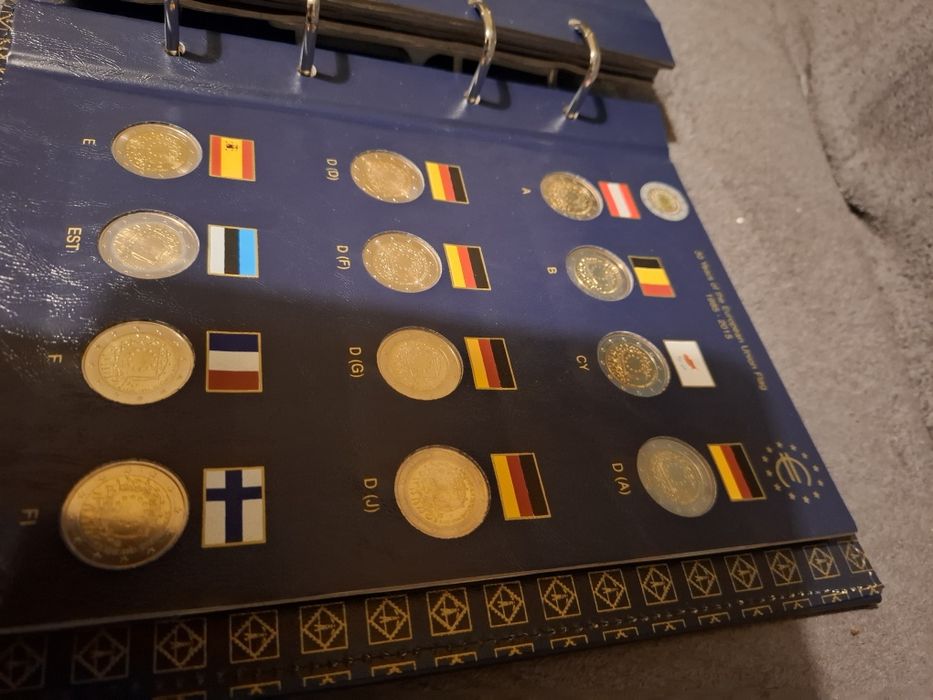 Zestaw klaser monet niemieckich kolekcjonerskich 2 euro