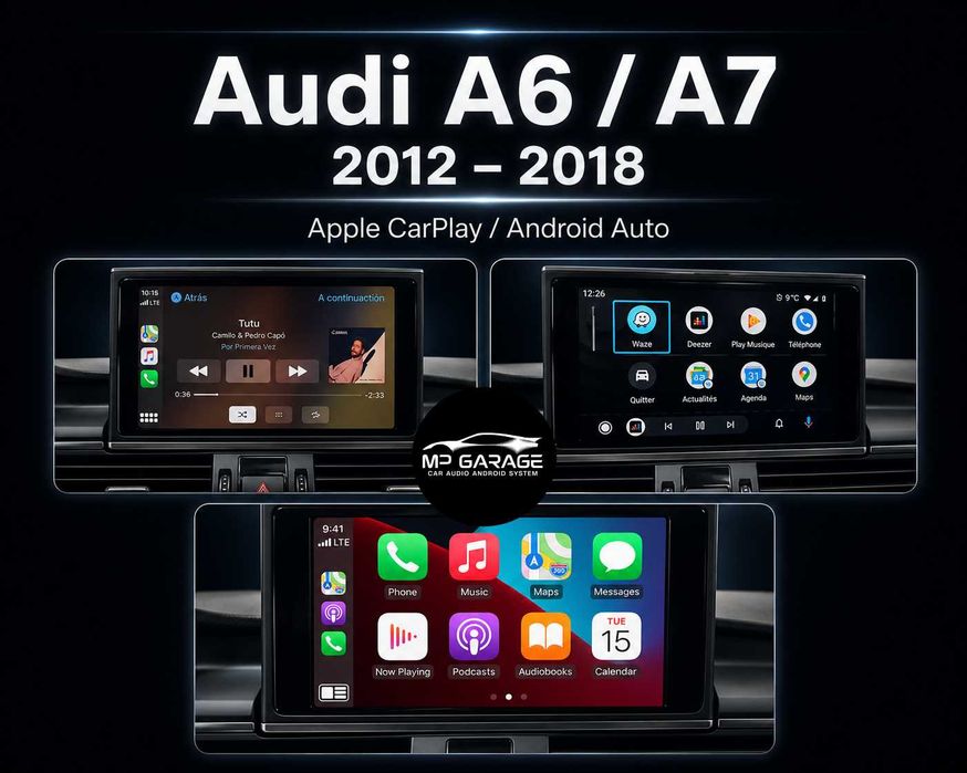 Audi MMI 3G 3G+ RMC MIB1 Apple CarPlay Android Auto Moduł Montaż PL