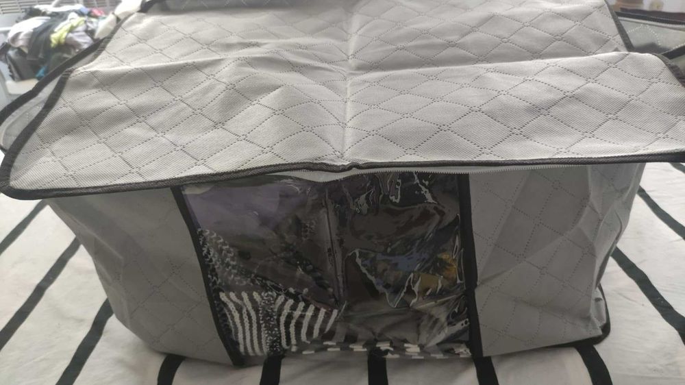 Składane duże pudełka pojemniki do przechowywania 90 L 6 sztuk