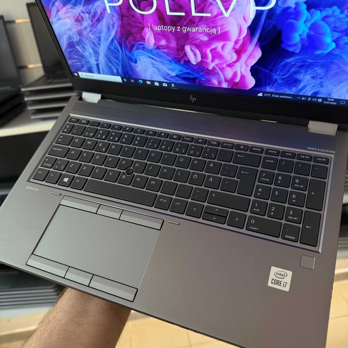Laptop dla grafików! HP Zbook 15 G7 i7-10gen / Nvidia / 32 RAM/512 SSD