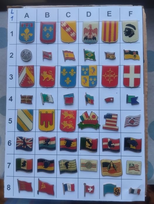 (L) Pins do tema Bandeiras entre outros
