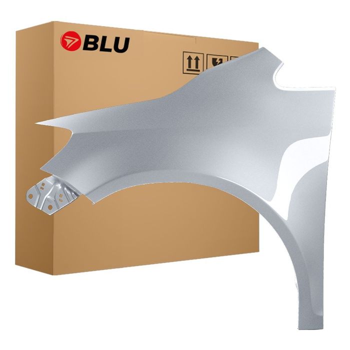 BLU Błotnik VW GOLF V PLUS 5 + LA7W lewy srebrny 05-09 przód ReflexSilber