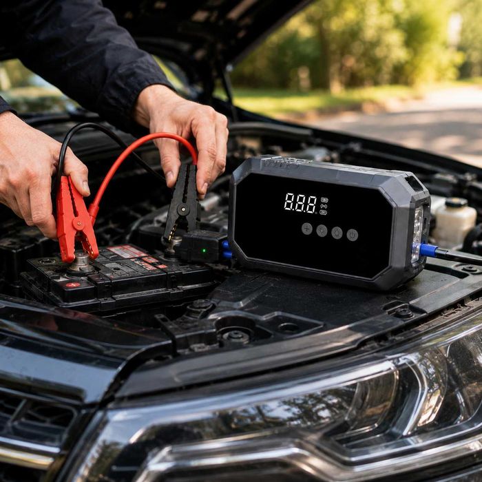 Пускозарядний пристрій для авто Jump Starter 50800 mAh | Пусковое устройство Бустер Джамп Стартер Power Bank