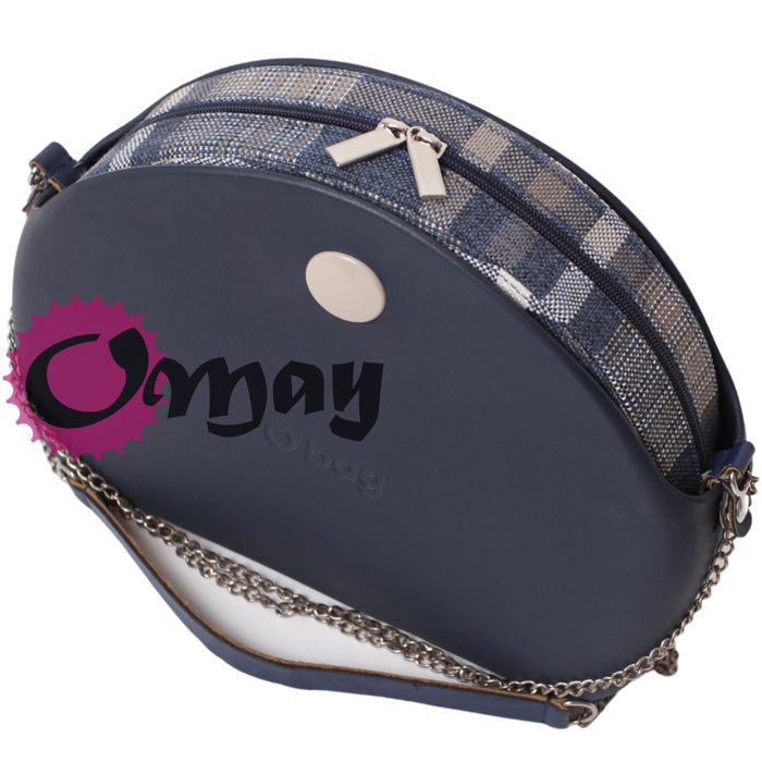 Beżowa Krata organizer do OBAG MOON LIGHT granatowy 2 kieszenie OMAY