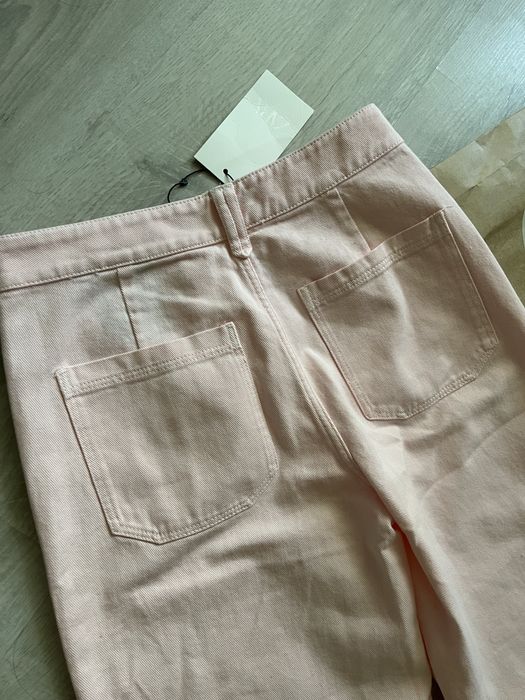 Джинси жіночі рожеві зі 100 % бавовни Zara