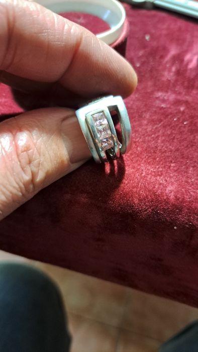 Anel em prata United Colors of Benetton.