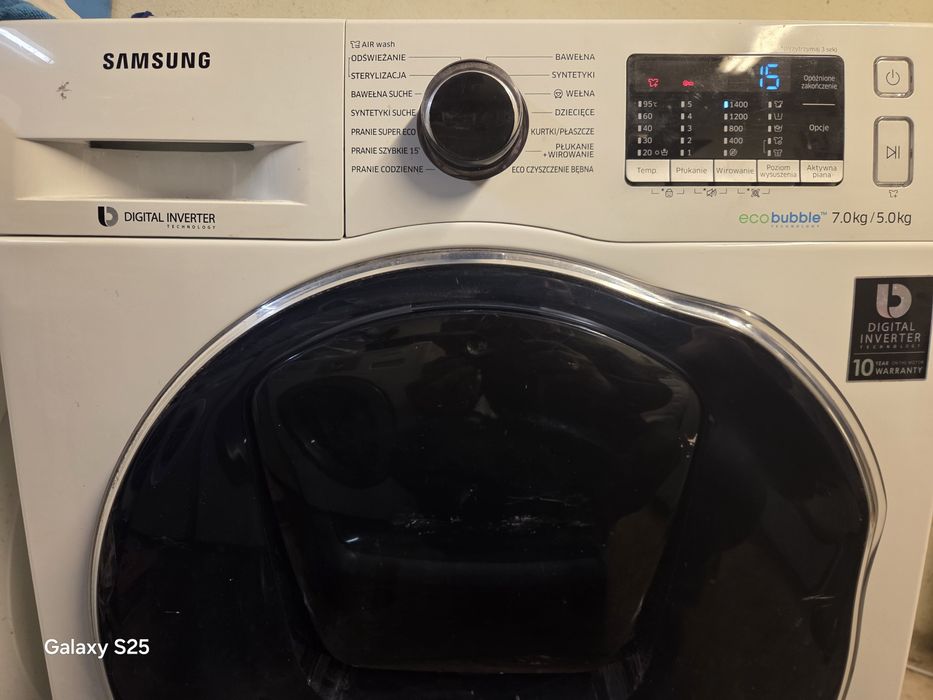 Pralkosuszarka Samsung Ecobubble AddWasch 7/5kg