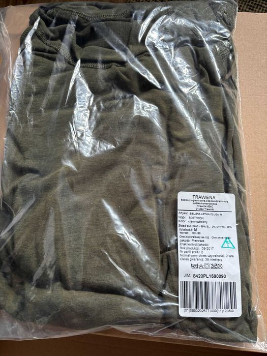Bielizna letnia długa wz 505T/MON rozmiar M