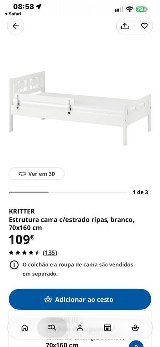 Cama criança  ikea