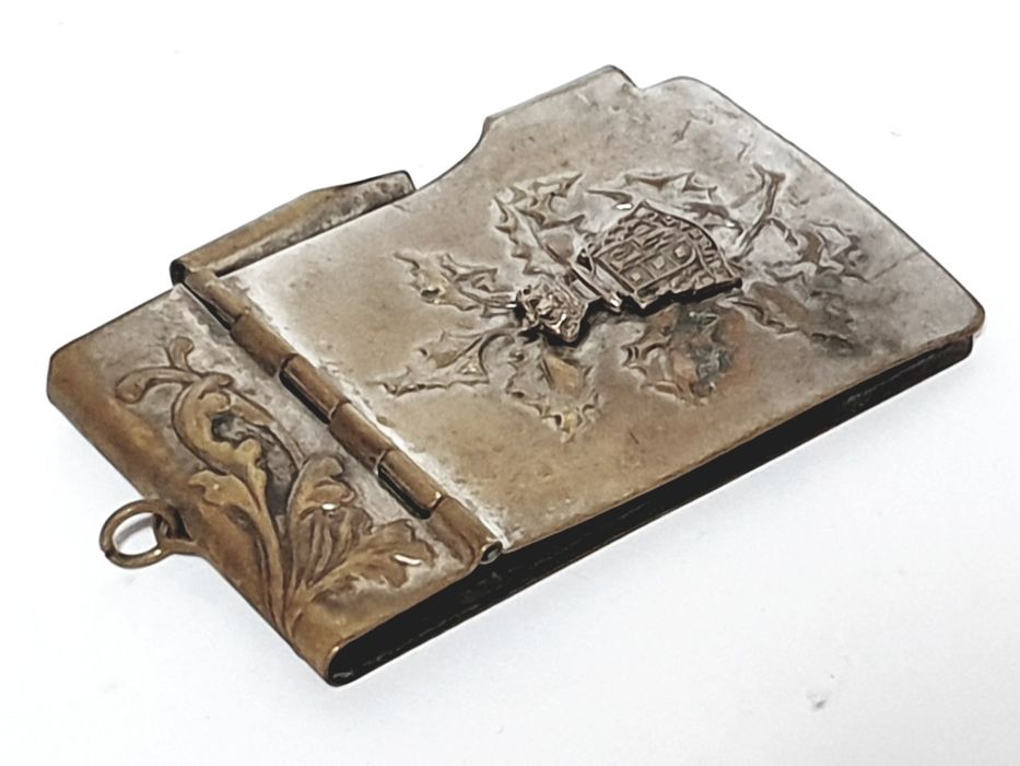 Lindo antigo carnet de bal português "Bussaco" Arte Nova