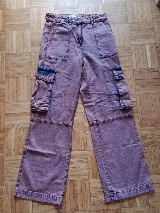 Spodnie jeansowe cargo