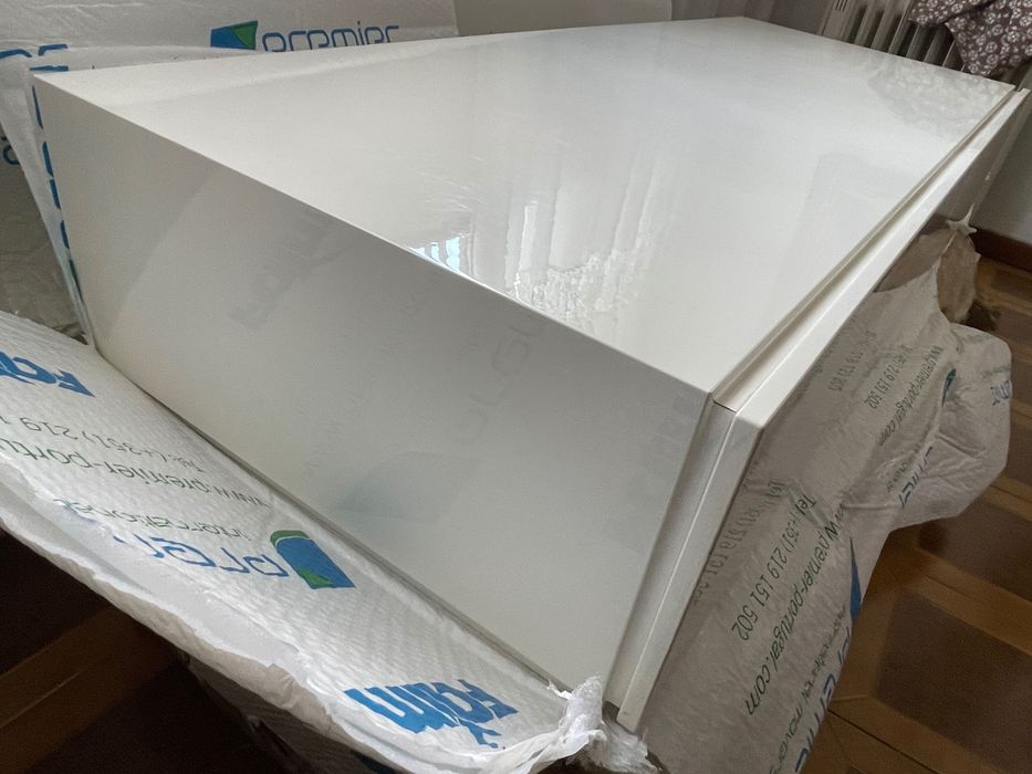 Módulo de gavetas People da Interforma (lacado branco brilhante)