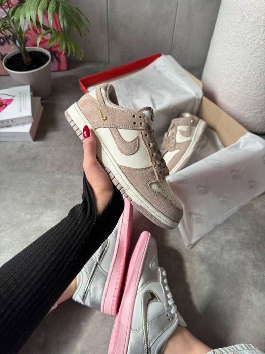 ТОП ‼️ Nike Dunk Low Sail Beige жіночі кросівки найк данк бежеві