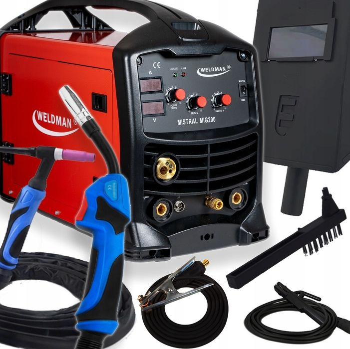 Spawarka Weldman Mistral Mig 200 MMA TIG DC 3w1 DPD