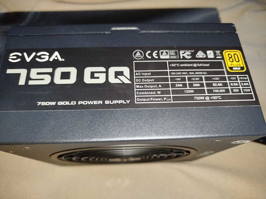 Живлення блок компютера 750W ЄVGA 750GQ 80plus Gold