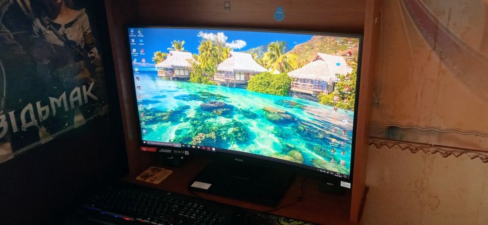 Игровой монитор IIYAMA G-MASTER GB3266QSU-B1. hdr.32д 2к 144гц. 10бит.