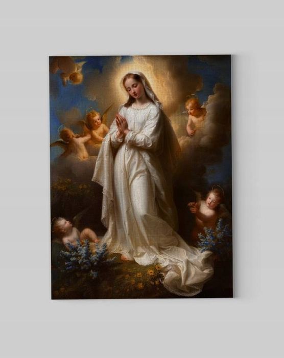 Obraz na płótnie "Niepokalana Matka Boska" 30x40 cm - Motyw religijny