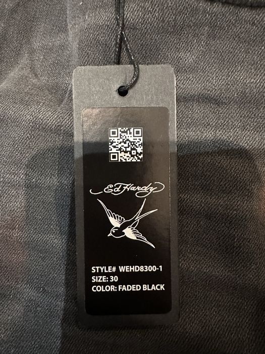 Oryginalne jeansy Ed Hardy – nowe z metką