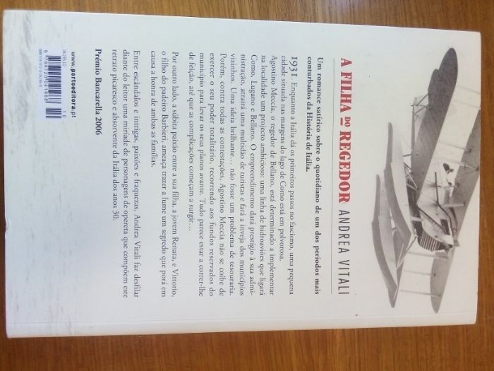 Livro: "A Filha do Regedor", de Andrea Vitali