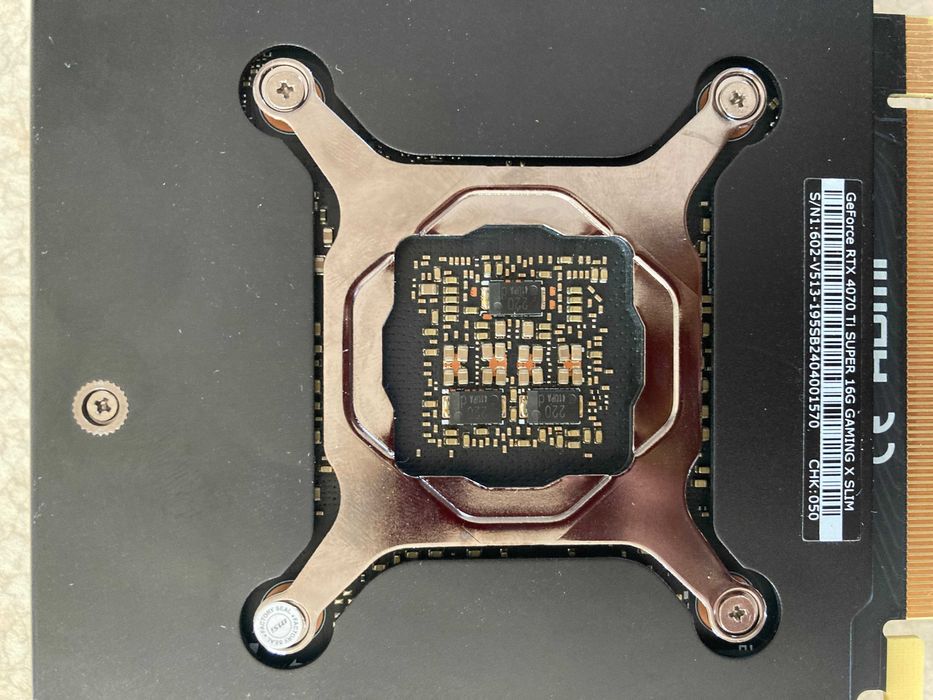 RTX MSI 4070 Ti SUPER 16Gb Gaming X Slim