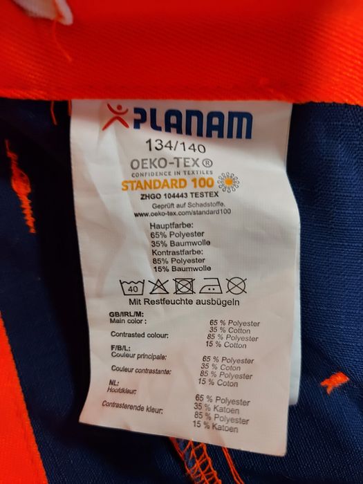 Spodnie robocze PLANAM roz.134-140 dziecięce