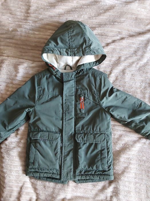 Парка на ріст 92/98 см waikiki для хлопчика зелена