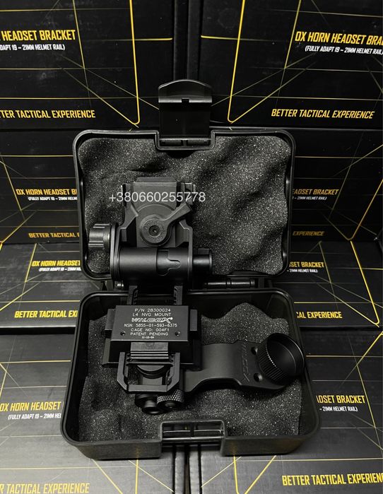 Крепление кронштейн для ПНВ ПНБ Wilcox L4 G24 + J-arm метал