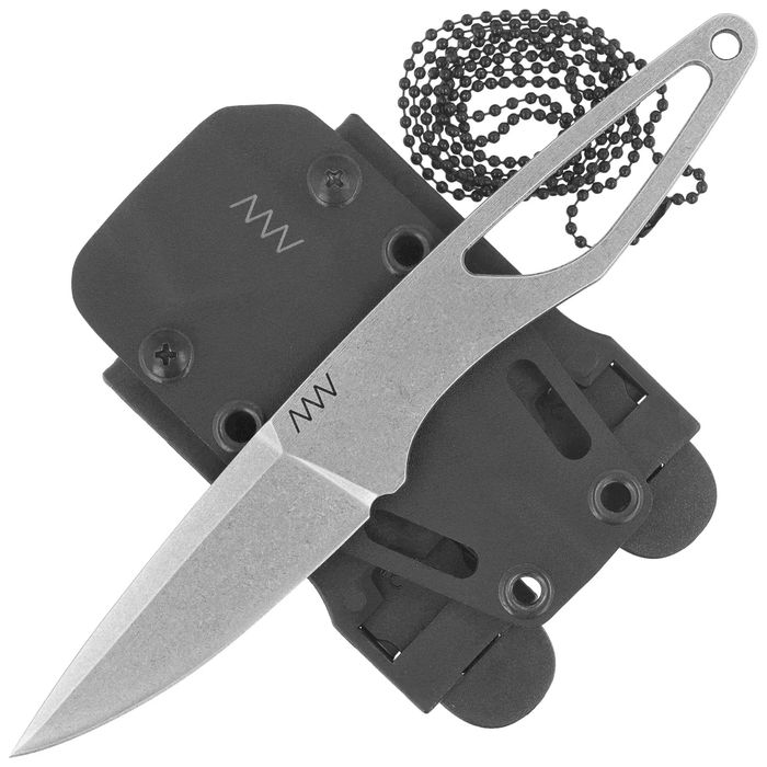 Nóż ANV P100 Naked/Skeletonized, Stonewashed Sleipner (ANVP100-001)