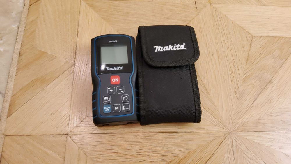 Лазерный дальномер Makita LD080P. Новый, для ремонта квартиры был