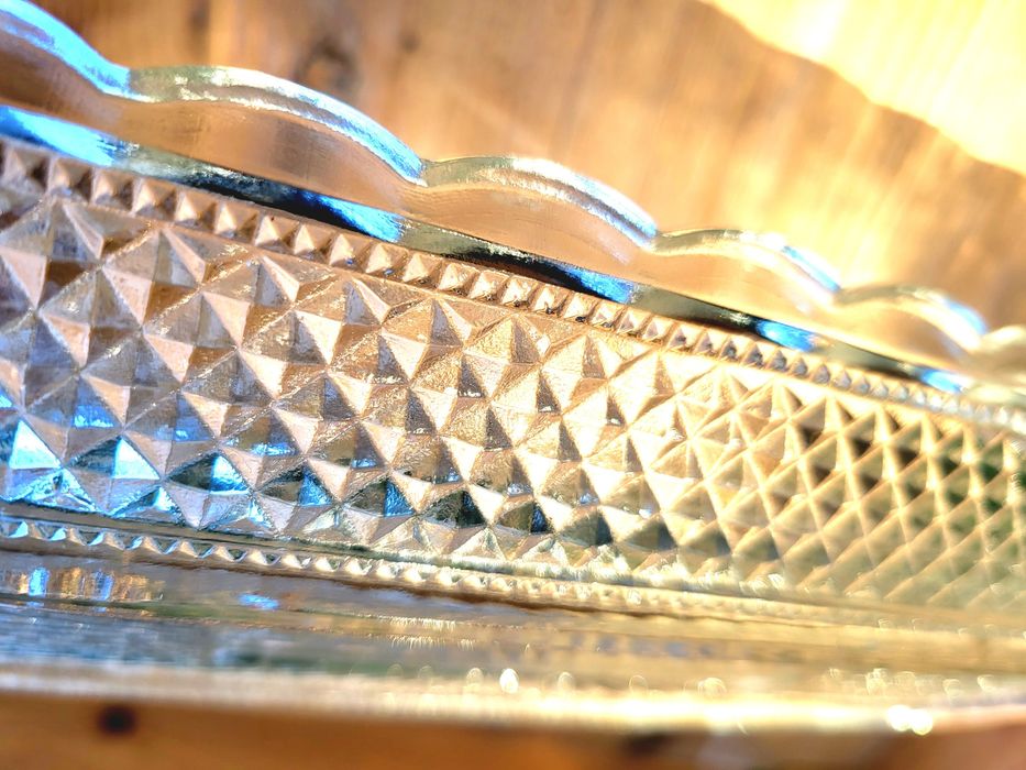 Krzyształowa patera półmisek