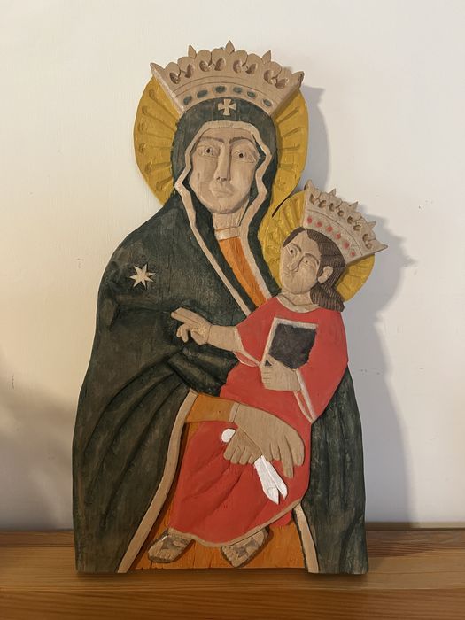 Płaskorzeżba  Matka Boska z Dzieciątkiem JozefatAndrzej Pasternak 2013